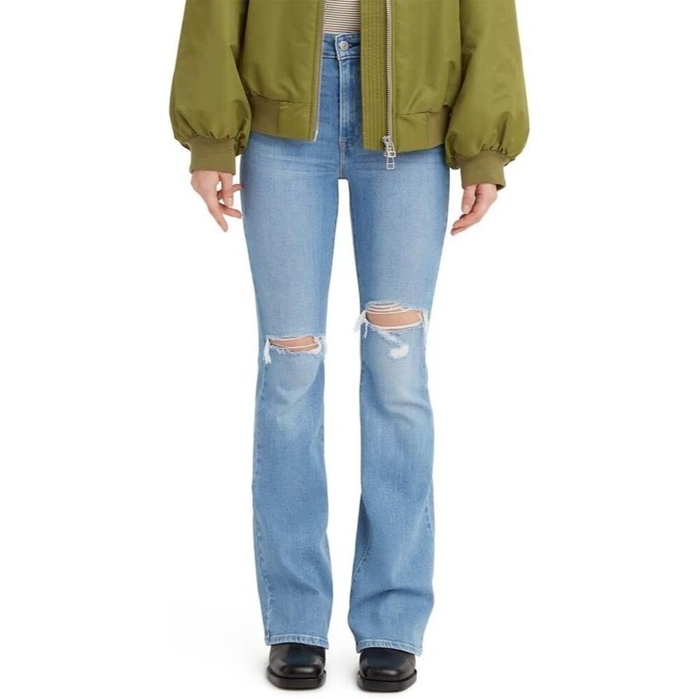 Levi's Women's 726 A34100006 High Rise Flare Jeans Let's Talk Regular 30 x 30
